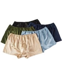 Soft Strokes Silk - Set Of Five Pure Mulberry Silk Trunks - Lyst