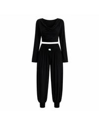 Maison De Gala - Valerie Noir Drape Set - Lyst