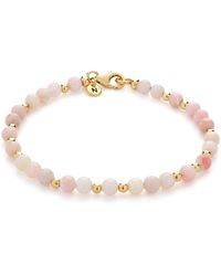 Nellou Jewellery - Jewel Bead October Birthstone Bracelet Plated Sterling - Lyst