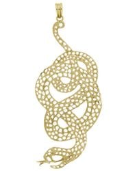 Zoe & Morgan - Lacy Snake Charm - Lyst