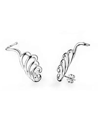 Gold & Honey - Angle Wings Ear Climbers - Lyst