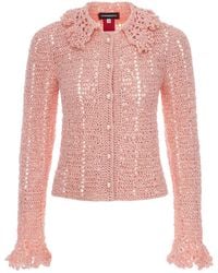 Andreeva - Chrysanthemum Handmade Crochet Jacket - Lyst