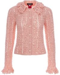 Andreeva - Chrysanthemum Handmade Crochet Jacket - Lyst