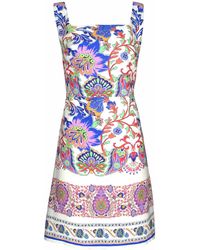 Lalipop Design - A-Line Paisley-Print Mini Dress - Lyst
