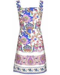 Lalipop Design - A-line Paisley-print Mini Dress - Lyst