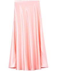 Bel Cashmere - Victoria Silk Skirt - Lyst