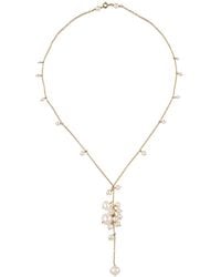 Corina Mardari Jewelry - Lariat Pearl Filled Handmade Necklace - Lyst