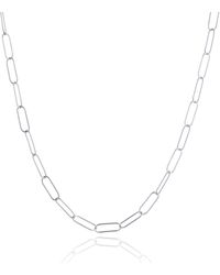 N'damus London - Hatton Safe Sterling Chain Necklace - Lyst