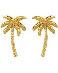 Charlotte's Web Jewellery - Oasis Palm Stud Earrings - Lyst