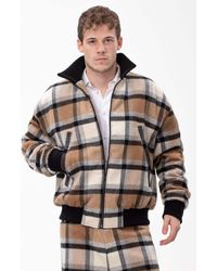 Maison Bogomil - Plaid Bomber Jacket - Lyst