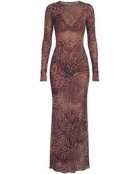Alia Studio - Brume Mesh Maxi Dress - Lyst