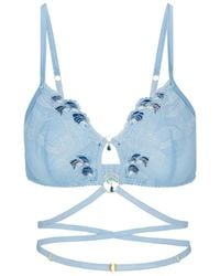 Empress Mimi - Siren Song Embroidered Strappy Bralette - Lyst