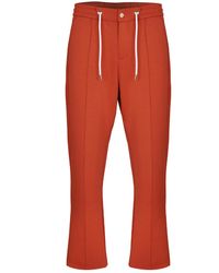 DAVID WEJ - Enzo Cotton Loose Fit Trouser - Lyst