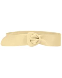 BeltBe - Wide Triangle Buckle Belt - Lyst