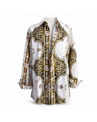 Casa Atelier by Ferdinando Fusco - Neutrals Sahara Boyfriend Shirt - Lyst