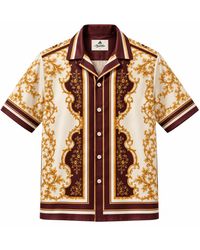 Chic Urban - Valenza Cuban Collar Shirt - Lyst