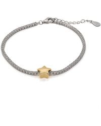 Ebru Jewelry - Star Diamond Tennis Bracelet - Lyst
