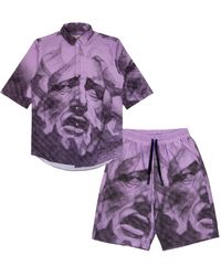 mysimplicated - Short Sleeve Shirt And Bermuda Set - Lyst