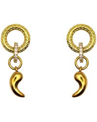 VicStoneNYC Fine Jewelry - Gok Ock Design Diamond Dangle Earrings - Lyst