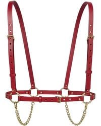 Haute Cuir - Double Chain Leather Harness - Lyst