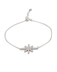 Ebru Jewelry - Guidance Star Sterling & Diamond Chain Bracelet - Lyst