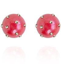Saule Label - Gaia Jet Petite Earrings - Lyst