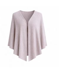 Fiora Muse - Open Front Cashmere Poncho - Lyst