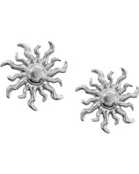 Maison De Gala - Sunburst Statement Stud Earrings - Lyst