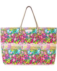 Evelyn & Kate - Westie Classic Canvas Tote With Leather Straps - Lyst