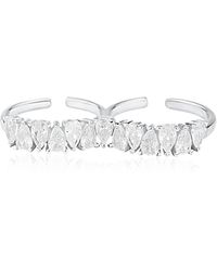 SHYMI - Two Finger Pear Shape Ring - Lyst