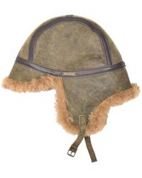 Owen Barry - Sheepskin Trapper Hat Antique - Lyst