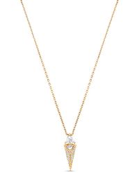 SALLY SKOUFIS - Urge Pendent With Made Cz Diamond Stimulant - Lyst