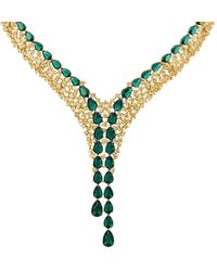 LÁTELITA London - Baroness Statement Necklace Emerald - Lyst