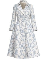 Santinni - Bluebell Belted Cotton Toile Trench Coat - Lyst