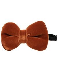 DAVID WEJ - Velvet Pretied Bow Tie – - Lyst