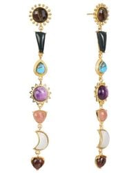 Lila Rasa - Multi-Gemstone Drop Earring - Lyst