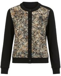 Conquista - Long Sleeve Print Cardigan - Lyst