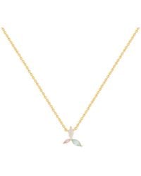 Lavani Jewels - Denali Flower Leaf Necklace - Lyst