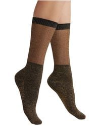 HIGH HEEL JUNGLE by KATHRYN EISMAN - Glitter Dance Socks - Lyst