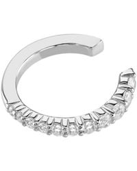 Lucy Quartermaine - Skinny Drip Ear Cuff With Topaz - Lyst