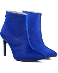 Rosamund Muir London - Paulina Duo Texture Cobalt Boots - Lyst