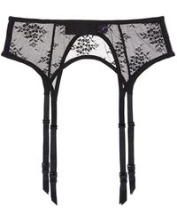 Journelle - Romy Suspender Belt Noir - Lyst