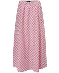 Smart and Joy - Cotton Midi Skirt With Pockets - Lyst