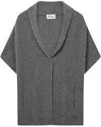 Loop Cashmere - Half Cardigan Sleeveless Cardigan - Lyst