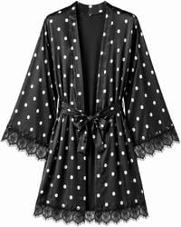 Noblesse Oblige - Luna Robe Polka Dot - Lyst