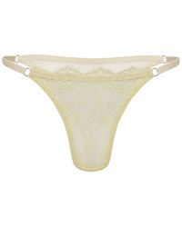 Daily Underwear - Adjustable String Panties Bliss Buttercream - Lyst