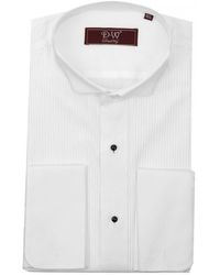 DAVID WEJ - Wing Collar Double Cuff Dress Shirt – - Lyst