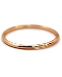 VicStoneNYC Fine Jewelry - Simple Thin Rose Solid Ring - Lyst