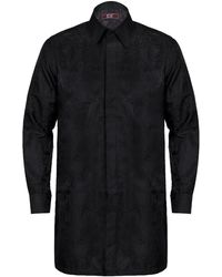 DAVID WEJ - Kensington Floral Jacquard Tunic Shirt - Lyst