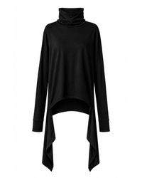 Yogi8Apparel - Soft Rebellion Longline Turtleneck Top - Lyst